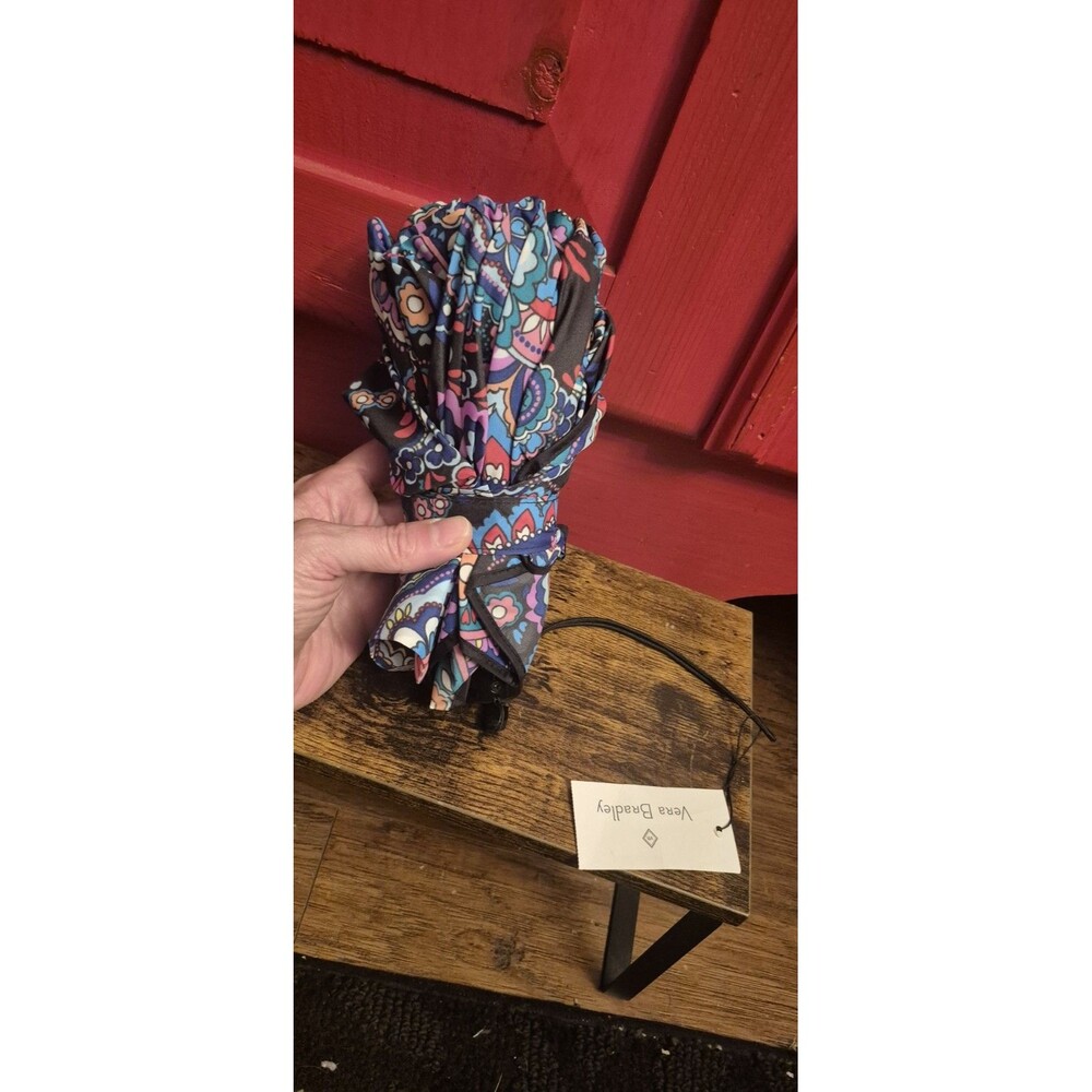 NWT Vera Bradley  Automatic Mini Umbrella  HAYMARKET PAISLEY  Rain Or Shine